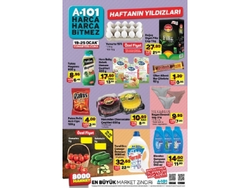 A101 19 - 25 Ocak Haftann Yldzlar - 1