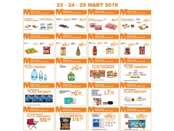 Migros 23 - 25 Mart Hafta Sonu