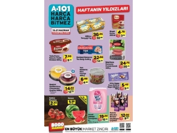 A101 15 - 21 Haziran Haftann Yldzlar - 1