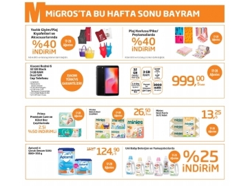 Migros Hafta Sonu 17 - 19 Austos