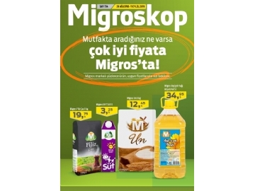 Migros 29 Austos - 11 Eyll Migroskop - 1