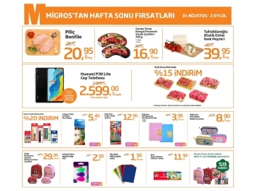 Migros Hafta Sonu 31 Austos - 2 Eyll