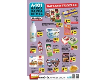 A101 12 - 18 Ekim Haftann Yldzlar - 2