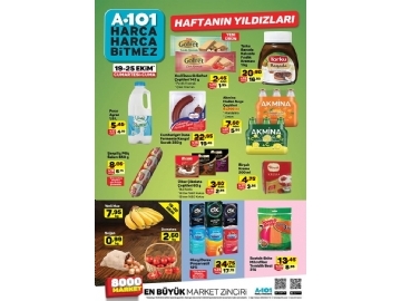 A101 19 - 25 Ekim Haftann Yldzlar - 1