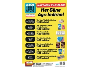 A101 26 Ekim - 1 Kasm Haftann Yldzlar - 3