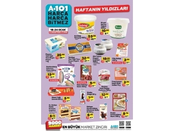 A101 18 - 24 Ocak Haftann Yldzlar - 2