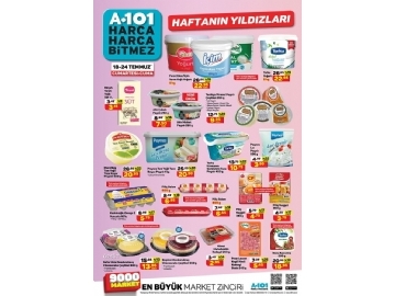 A101 18 - 24 Temmuz Haftann Yldzlar - 2