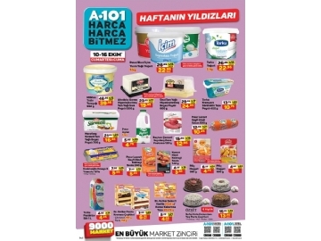 A101 10 - 16 Ekim Haftann Yldzlar - 2