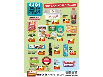 A101 26 Aralk - 1 Ocak Haftann Yldzlar - 1