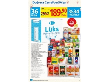 CarrefourSa Ramazan Erzak Paketi 2021 - 3