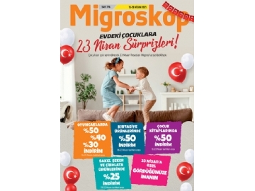 Migros 23 Nisan ocuk Bayram 2021 - 1