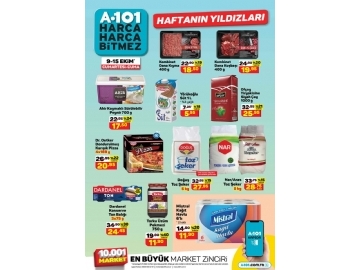 A101 9 - 15 Ekim Haftann Yldzlar - 1