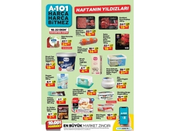 A101 16 - 22 Ekim Haftann Yldzlar - 1