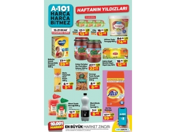 A101 15 - 21 Ocak Haftann Yldzlar - 1