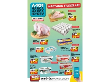 A101 26 ubat - 4 Mart Haftann Yldzlar - 2