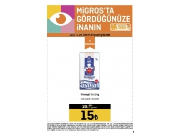 Migros 26 Mays - 8 Haziran Migroskop - 5