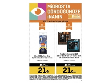 Migros 9 - 22 Haziran Migroskop - 27