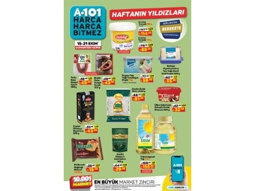 A101 15 - 21 Ekim Haftann Yldzlar - 1