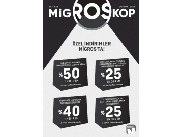 Migros 2 - 15 Mart Migroskop - 1