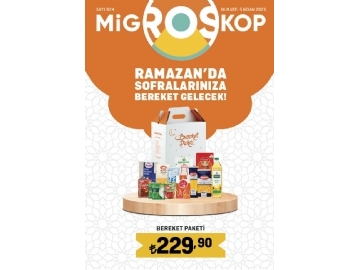 Migros 16  Mart - 5 Nisan Migroskop - 1