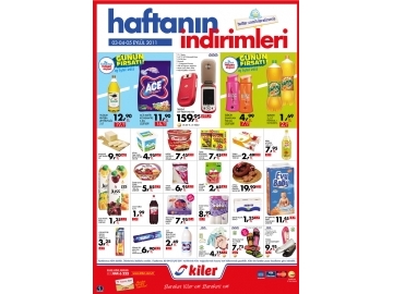 Kiler 3 - 4 - 5 Eyll 2011 HaftaSonu ndirim Bror