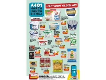 A101 14 - 20 Ekim Haftann Yldzlar - 1