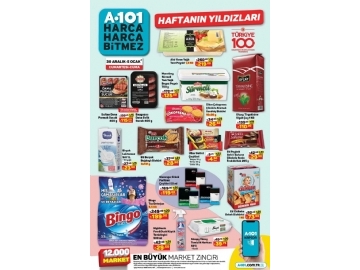 A101 30 Aralk - 5 Ocak Haftann Yldzlar