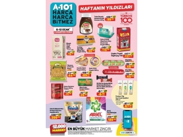 A101 6 - 12 Ocak Haftann Yldzlar - 1