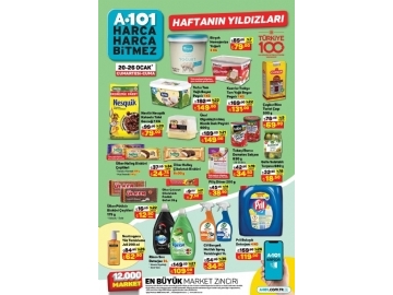 A101 20 - 26 Ocak Haftann Yldzlar - 1