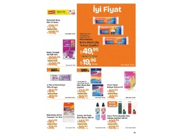 Migros 20 Mart - 9 Nisan Migroskop - 75