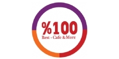 %100 Rest. Cafe & More Logo