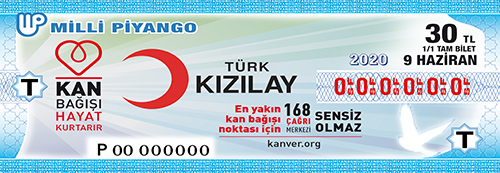 9 Haziran 2020 Sal tarihli 9 Haziran 2020 Milli Pyango Bileti