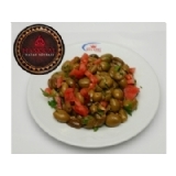 Florya Hatay Has Kral Sofrasnda zel Has Kral Kebap, Paa Kebab, Vezir Kebabndan oluan 1,5 porsiyon kebap, yresel meze taba (3 eit meze), Zahter salatas, ili kfte, knefe veya kadayf ve bir adet alkolsz iecekten oluan yresel Hatay