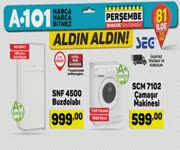 A101 18 Mays Aldn Aldn - SEG Buzdolab ve amar Makinesi