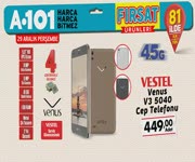 A101 29 Aralk Frsat rnleri - LED TV ve Venus V3