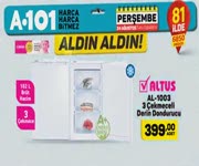 A101 Altus Derin Dondurucu Reklami A 101 Market Reklamlari