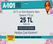 A101 - English Home Hediye eki