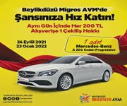 Beylikdz Migros Mercedes A 200 Sedan ekili