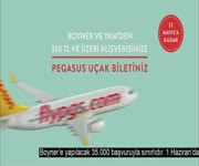 Boyner ve YKM - Pegasus Uak Bileti