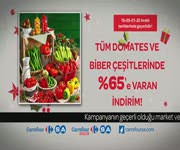 CarrefourSA Hafta Sonu ndirimi - Domates ve Biber