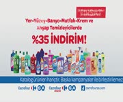 CarrefourSA HaftaSonu ndirimi - Temizleyicilerde %35 ndirim