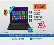 CarrefourSA HaftaSonu ndirimi - Toshiba Notebook