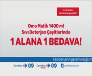 CarrefourSA - Omo Sv Deterjanlarda 1 Alana 1 Bedava