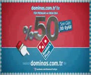 Domino's %50 ndirim