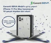 Garanti BBVA iPhone 11 Pro Max Çekilişi