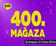 Gratis 400. Maazasn Kutluyor