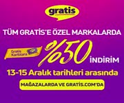 Gratis'e zel Markalarda ndirim