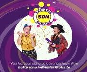 Gratis Hafta Sonu ndirimi 11 - 14 Nisan