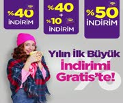 Gratis - Yln lk Byk ndirimi