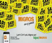 Migros Sar Etiketli rnler - Un